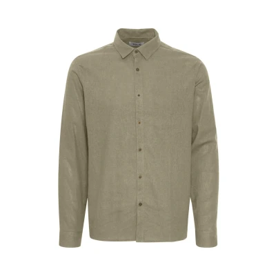Afbeelding van Solid Sdenea Overhemd, Heren, Maat: 3XL, Vetiver