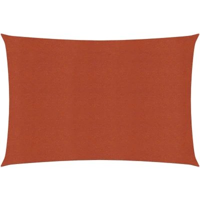 Afbeelding van vidaXL Zonnezeil 160 g/m² 3x5 m HDPE terracottakleurig
