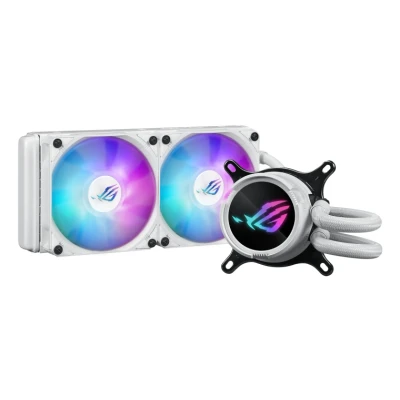 Afbeelding van ASUS ROG Strix LC III 240 ARGB White Edition Processor Kit voor vloeistofkoeling 12 cm Wit