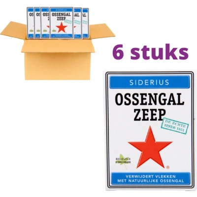 Afbeelding van 6x Siderius Ossengal Zeep 90gr kopen? Nu in de aanbieding bij Voordelig Inslaan!