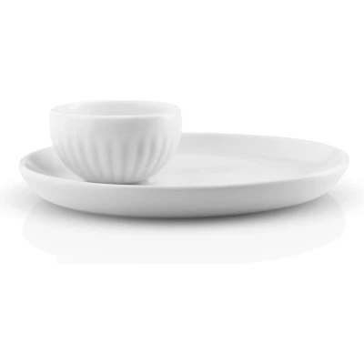 Afbeelding van Eva Trio eierdop Legio Nova 12,5 x 10,5 cm porselein wit