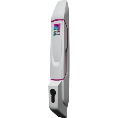 Afbeelding van Rittal vx25 comforthandgreep voor enkele profielcilinders zinkspuitwerk ral 7035 8618250