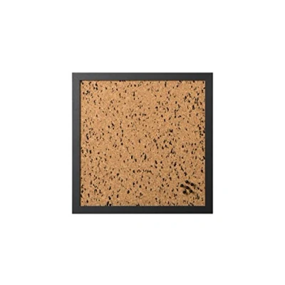 Afbeelding van Bi Office, Memoboard B&amp;W, kurk met zwarte EVA inzetstukken, zwart MDF frame, 45x45cm