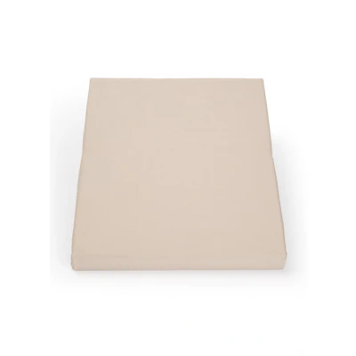 Afbeelding van Hoeslaken Yumeko Warm Taupe (Satijn) 90 x 210 cm