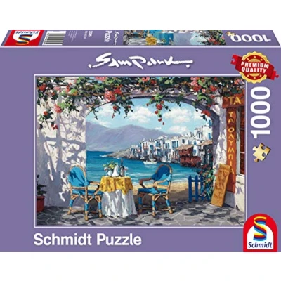 Afbeelding van Rendez vous op Mykonos, 1000 stukjes Puzzel