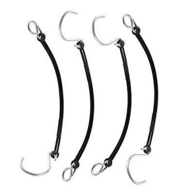 Afbeelding van Pro Plus Borgketting PVC 285 mm Haak en Oog 4 stuks