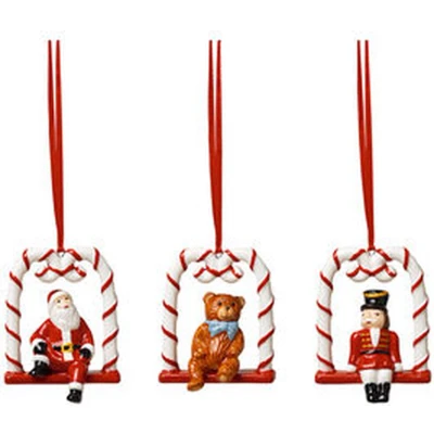 Afbeelding van Villeroy &amp; Boch Ornamenten schommel, set 3 dlg. Nostalgic Ornaments