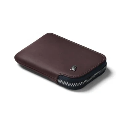 Afbeelding van Bellroy Leren Card Pocket Portemonnee (Max. 15 pasjes en bankbiljetten) DeepPlum