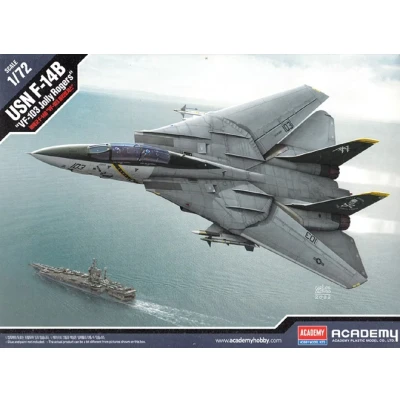 Afbeelding van 1:72 Academy 12578 U.S. Navy F 14B VF 103 Jolly Rogers Plastic Modelbouwpakket