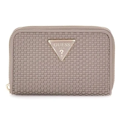 Afbeelding van GUESS Portemonnee Phaedra SLG Medium Zip Around Wallet Dark Taupe