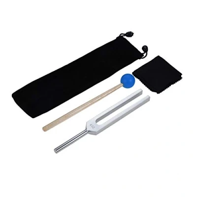 Afbeelding van Dreld 432 Hz Stemvork met Siliconenhamer en Zak, voor Geluidstherapie, Perfecte Genezing, Muziekinstrument, Balancering, Genezers, Trillingen