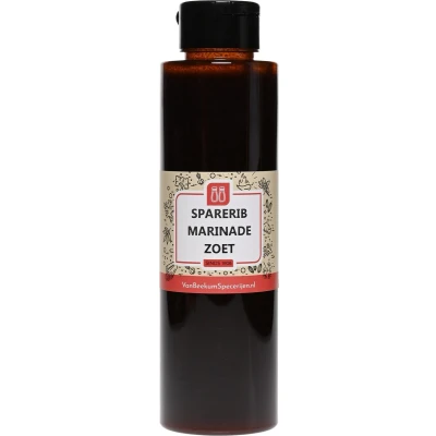 Afbeelding van Van Beekum Specerijen Sparerib Marinade Zoet Knijpfles 500 ml