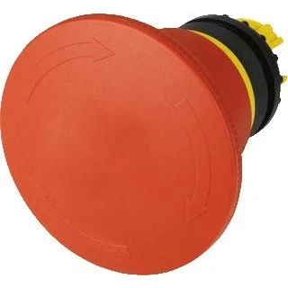 Afbeelding van Eaton rmq titan m22 frontelement noodstop nood uit drukknop kleur rood ontgrendelen door draaien knop 60mm z verl ip67 ip69k 121464