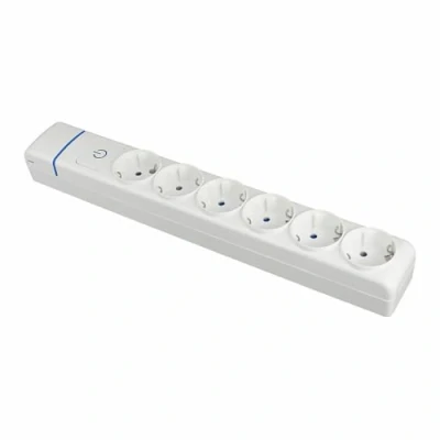 Afbeelding van Stopcontactenstrip 6 Tomas met Interruptor Solera 8006pil 250 V 16 A