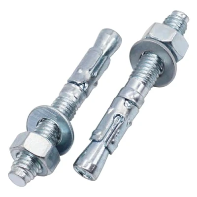 Afbeelding van SKIR&#039;CO (12 stuks) Verzinkte wigankers M8 x 60 mm, metalen pluggen, ankerbout, metselankers, betonanker