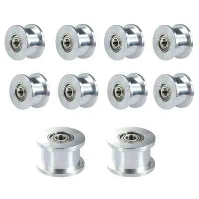 Afbeelding van BZ 3D Tandlos GT2 20 Teeth 3mm Bore Timing Idler Pulley for Printer 6mm Wide Belts (Pack of 10) (20 Toothless Drills)