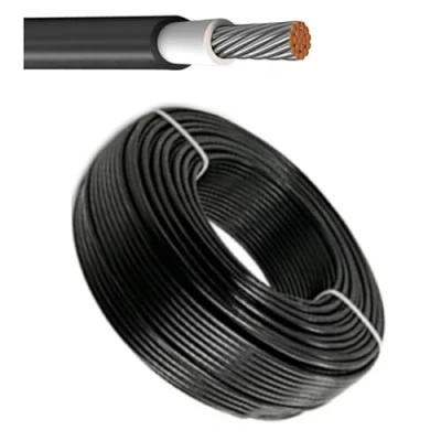 Afbeelding van PowerWerk Zonnekabel 6 mm² rood 5 m uv bestendig, flexibel, fotovoltaïsche PV kabel, zonne aansluitkabel voor zonnepaneel, omvormer en laadregelaar (rood, m)