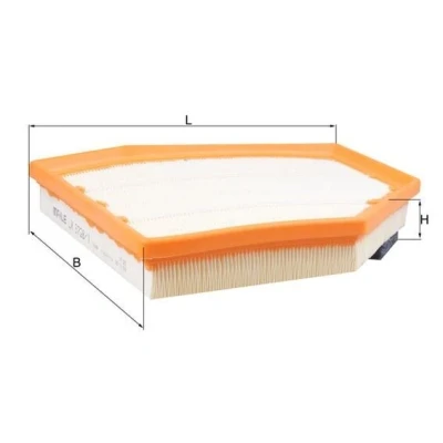 Afbeelding van Mahle Original Luchtfilter LX 3728/1