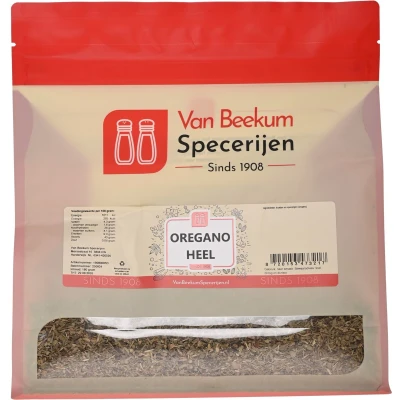 Afbeelding van Van Beekum Specerijen Oregano Heel 180 gram (hersluitbare stazak)