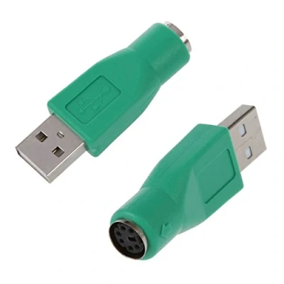 Afbeelding van TsoLay 2 x PS/2 naar USB stekker converteradapter voor toetsenbord muis