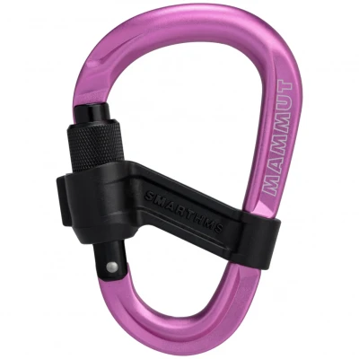 Afbeelding van Mammut Smart HMS 2.0 karabiner Grijs Extra veilige roze