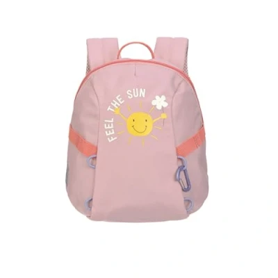 Afbeelding van LÄSSIG Kleine kinderrugzak voor Kita, kindertas, kerstrugzak met borstband, 20 x 9,5 24 cm, 3,5 l, Sunshine Peach, modern