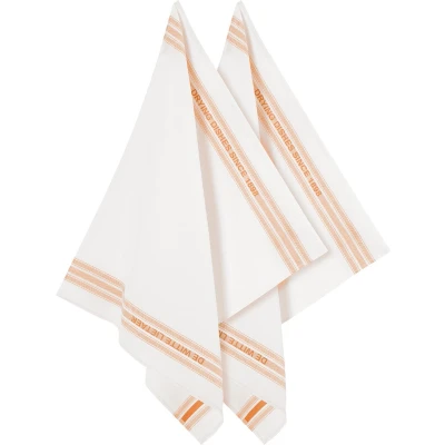Afbeelding van Glazendoek De Witte Lietaer Dish Orange (2 stuks)