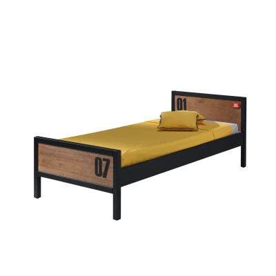 Afbeelding van De ALEX combinatie bestaat uit een bed 90x200cm , lattenbodem kader 13l