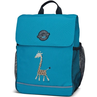 Afbeelding van Carl Oscar Pack n’ Snack rugzak 30x21x12 cm (8 L) polyester turquoise / giraf
