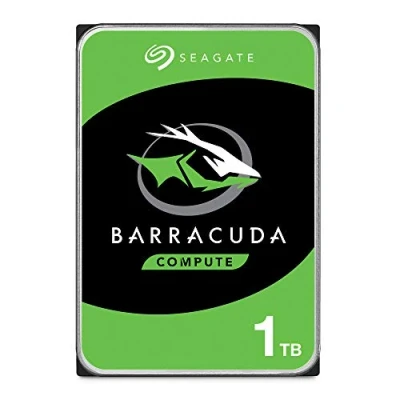 Afbeelding van Seagate BarraCuda, 1 TB, Interne Harde Schijf, 3,5&quot;, SATA 6 GB/s, 7200 RPM, 64 MB cache, voor PC &amp; laptop, FFP (ST1000DMZ14)
