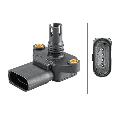 Afbeelding van HELLA 6PP 358 152 161 MAP sensor 4 polig Geschroefd