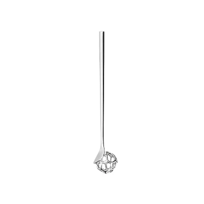 Afbeelding van Alessi Acacia honinglepel MMI28 gepolijst roestvrij staal, zilver, 3,5 x 17,5 8,5 cm