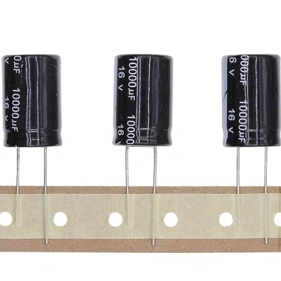 Afbeelding van 10 stuks 16 V 10000UF elektrolytische condensator van aluminium, plug in, x 25 mm, mm
