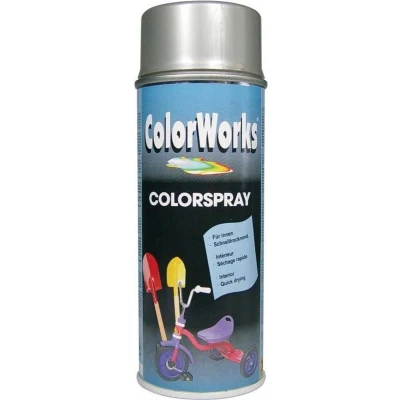 Afbeelding van Colorworks Spuitbus Colors Zilver 400ML