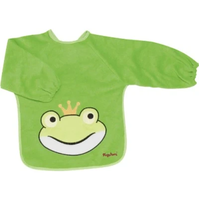 Afbeelding van Playshoes Slabbetje met mouwen lang sleeves voor kinderen Onesize Groen maat