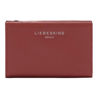 Afbeelding van LIEBESKIND BERLIN Leren Kaarthoes Soft Nappa Lilith Wallet True Red Donkerrood