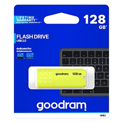 Afbeelding van Goodram UME2 1280Y0R1 USB flash drive 128 GB Type A 2.0 Geel