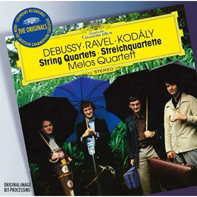 Afbeelding van Melos Quartet Debussy / Ravel Kodaly: String Quartets (CD)