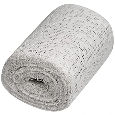 Afbeelding van GLOREX 6 9502 45 Keratex gipsverband, 8 cm x 3 m, huidvriendelijke boetseerstof, voor knutselen en boetseren, maskers afdruk van babybuik