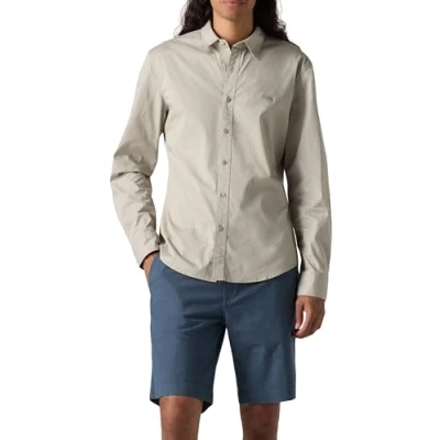 Afbeelding van Levi&#039;s Battery SLIM Overhemd, Heren, Maat: XS, Paloma stretch poplin