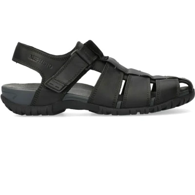 Afbeelding van Mephisto Basile heren sandaal zwart maat 39 (EU) 6 (UK)