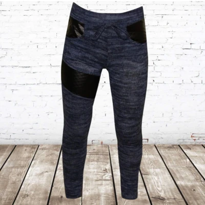 Afbeelding van Meisjes joggingbroek blauw s&amp;C 98/104 Joggingbroeken