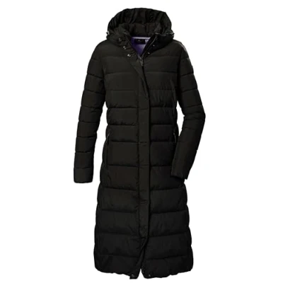 Afbeelding van G.I.G.A. DX Dames gewatteerde jas/winterjas met capuchon GW 19 WMN QLTD CT, zwart, 42, 41853 000
