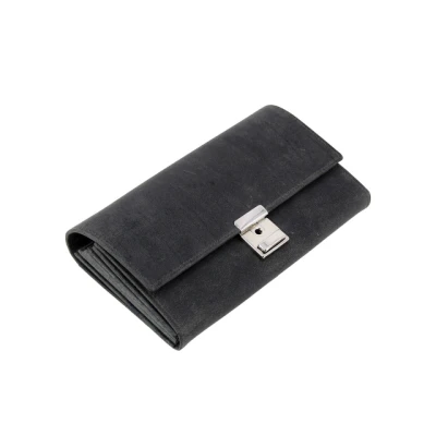 Afbeelding van Alassio Ju 42196 Kelnerportefeuille Hunter Leer Grijs 18,5X9,5 Cm