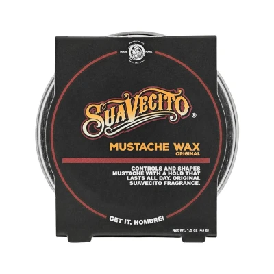 Afbeelding van Suavecito Mustache Wax 57ml Whiskey Bar