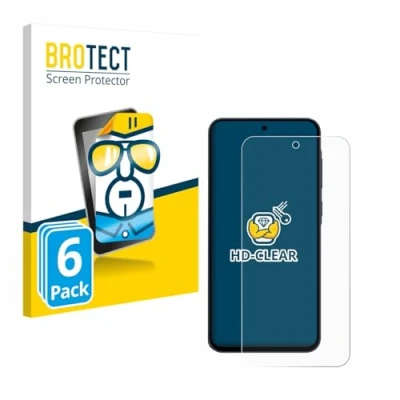 Afbeelding van BROTECT Screenprotector voor Samsung Galaxy A55 5G Folie Beschermfolie transparant (6 Stuks)