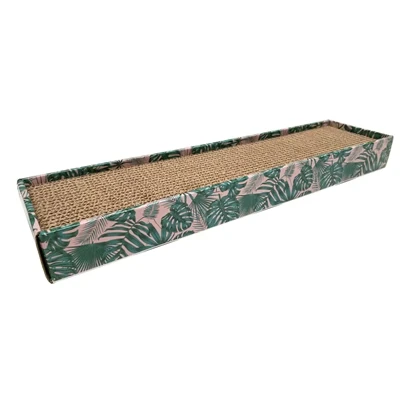 Afbeelding van Croci Krabplank Homedecor Textuur Bladeren Groen 48X12,5X5 CM