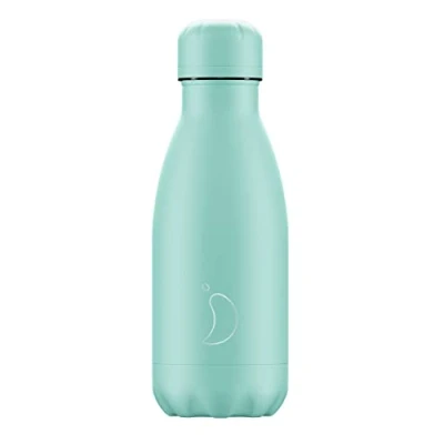 Afbeelding van Thermosfles Groen All Green 260ml RVS Chilly&#039;s Pastel Edition L 6,4 X B H 20,3 Cm