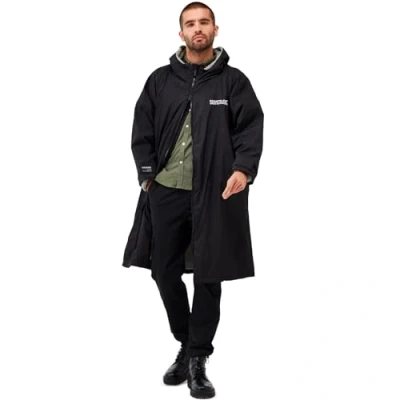 Afbeelding van Regatta Robe Capuchon Regenjas Zwart L XL Man