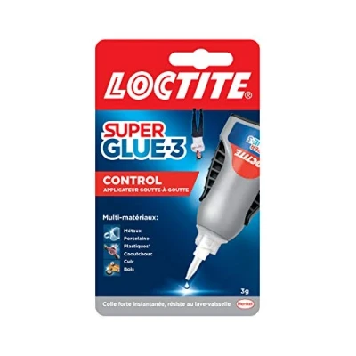 Afbeelding van Loctite Super Glue 3 Control, Supersterke secondelijm met gecontroleerde doorstroming, universele lijm voor de meeste materialen, vloeibare in een schokbestendige fles van g